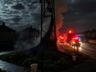 man in custody following 5g mast fire in west belfast python 1757333570