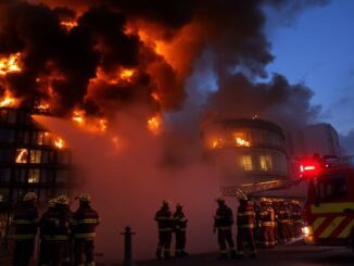 massive fire breaks out in mixed use building in londons white city python 1757141489