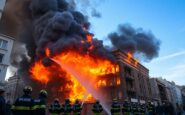 significant fire incident in downtown area causes widespread panic python 1758589985