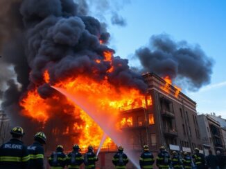 significant fire incident in downtown area causes widespread panic python 1758589985