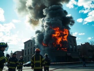 significant fire incident in downtown area raises concerns python 1758571638