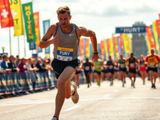 tommy furys sprint antics at the great north run raise eyebrows python 1757340758