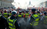 tommy robinsons protest in london results in violence and arrests python 1757874023