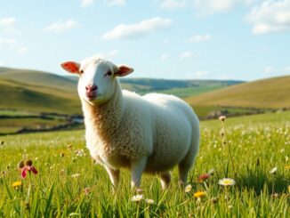 lonely sheep joyfully celebrates pregnancy after years of isolation 1766874097