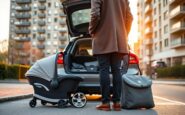 Compact newborn travel system for car and city