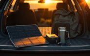 Compact solar and power station bundle for lightweight outdoor energy