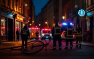 Cyclist transferred to paramedics after emergency near Huxley Bar in Edinburgh