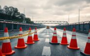 A48 Briton Ferry bridge closed while specialist negotiators respond to welfare concern