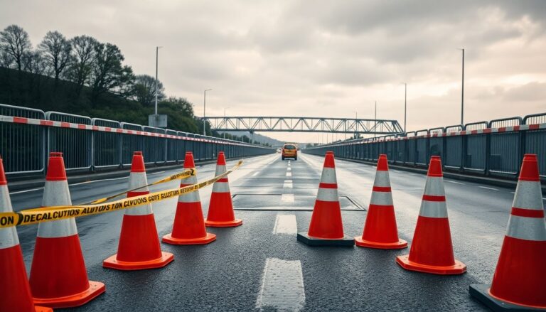 A48 Briton Ferry bridge closed while specialist negotiators respond to welfare concern