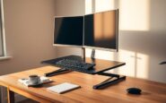 Convert your desk with the Fellowes Corviso sit-stand workstation