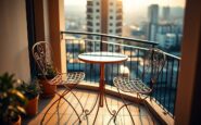 Discounted Thompson & Morgan rose design three-piece bistro set for patios and balconies