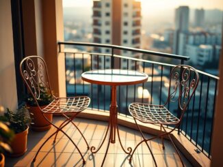 Discounted Thompson & Morgan rose design three-piece bistro set for patios and balconies
