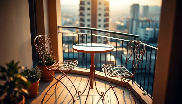Discounted Thompson & Morgan rose design three-piece bistro set for patios and balconies