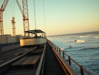 Emergency crews rescue riders from stalled rollercoaster at Pleasure Pier in Galveston