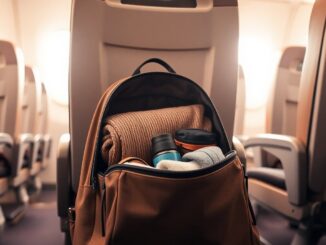 Expandable cabin backpack for Ryanair underseat allowance with extra capacity