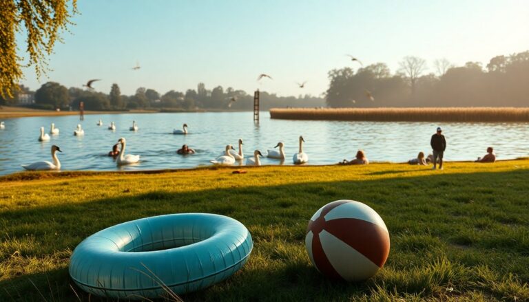 Heatwave crowds and wildlife conflict at Hampstead Heath Model Boating Pond