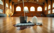 Water-based resin remover for sports halls and gym floors