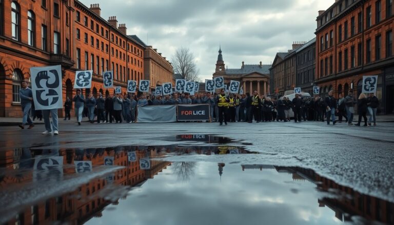 Glasgow Protests: Anti-Racism Rally Met with Counter-Demonstrations