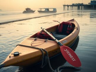 Kayakers rescued from sinking vessel off East Lothian coast