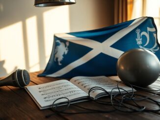 Singer Susan Boyle supports Scotland national football team at World Cup