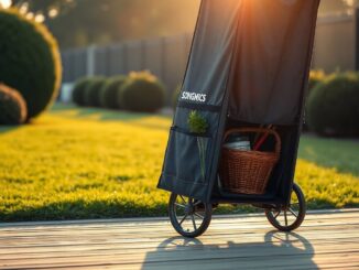 SONGMICS Festival Trolley on Wheels: A Game-Changer for Campers and Gardeners
