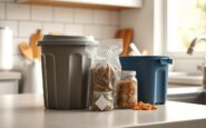 Stop maggots and bad smells in your food waste bin with two simple habits