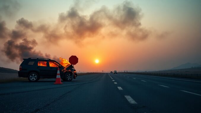 M4 Westbound Exit Slip Road Fire: Traffic Updates and Details
