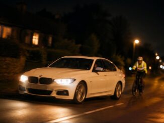 Cyclist Struck by BMW on Gonerby Hill Foot: Authorities Request Information