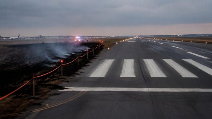 Grass Fire Near Heathrow Runway Leads to Flight Diversions and Delays