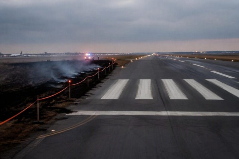 Grass Fire Near Heathrow Runway Leads to Flight Diversions and Delays