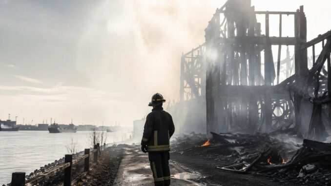 Arson suspect taken into custody after blaze destroys Tilbury’s Worlds End
