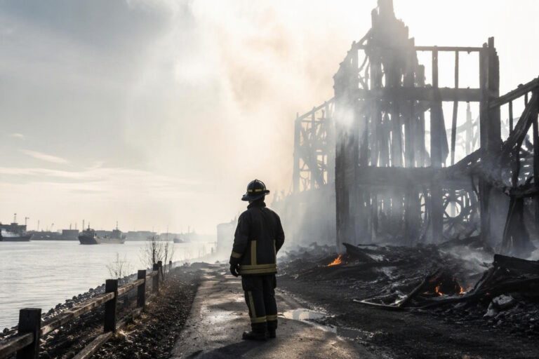 Arson suspect taken into custody after blaze destroys Tilbury’s Worlds End