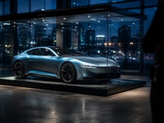 Distinguishing concept cars from production models at motor shows