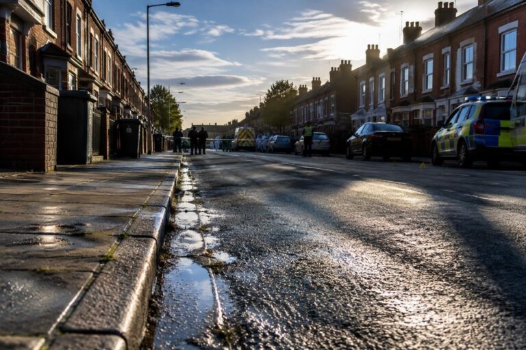 Armed officers discharge firearms on Fishponds Road, victim treated and suspect detained