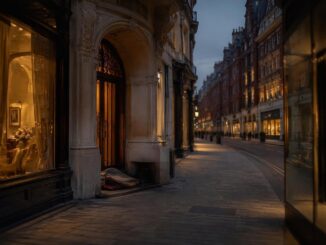 Migrant rough sleepers turn Mayfair luxury streets into makeshift camp