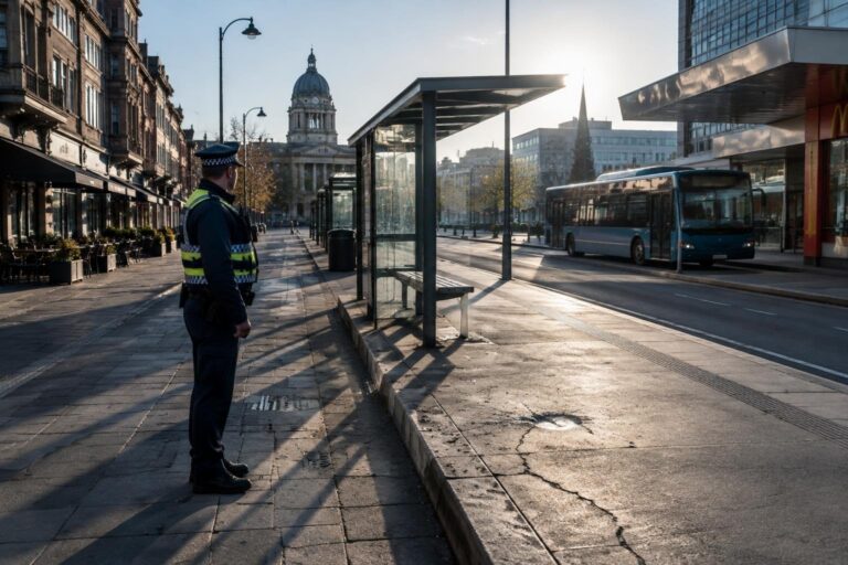 Nottingham police officer injured by shotgun blast, suspect detained