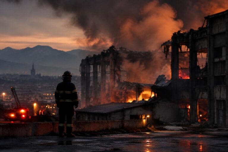 Russian-linked sabotage network accused of igniting Brasov blaze