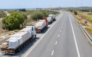 Southern Italy truckers halt supply chain, threaten waste services