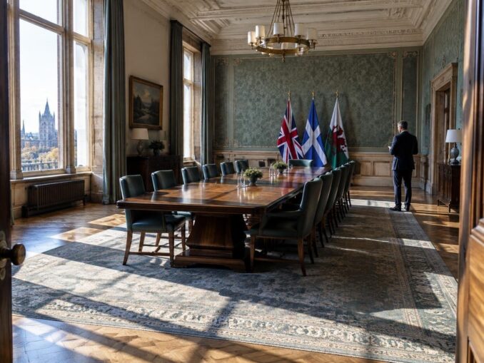UK leaders discuss regional devolution at Glasgow council