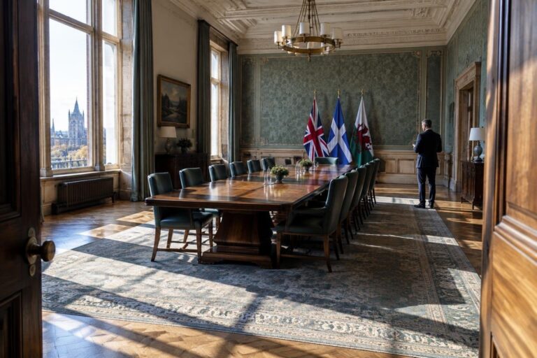 UK leaders discuss regional devolution at Glasgow council