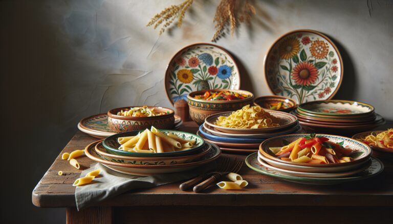 A variety of pasta dishes representing regional favorites in America