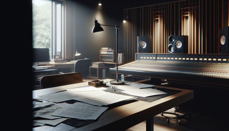 Charlotte Le Bon in un momento creativo durante la sua carriera