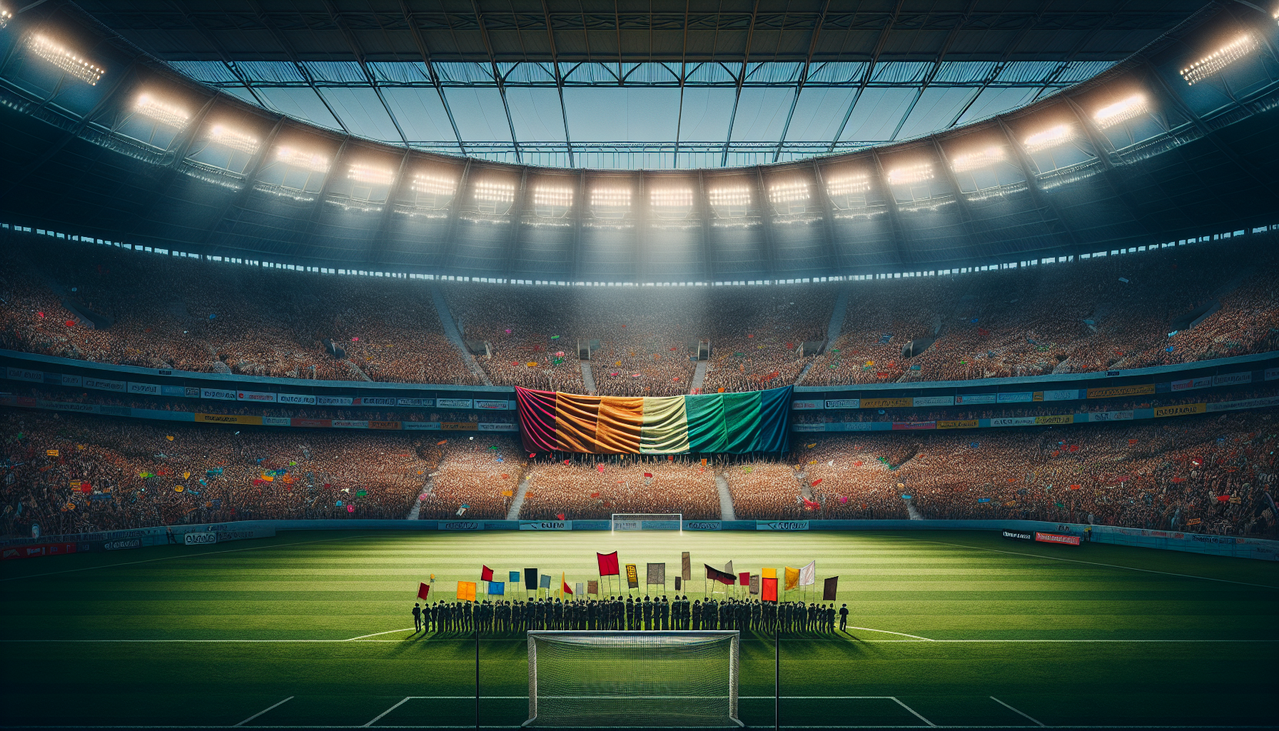 Fans protesting about team ownership issues