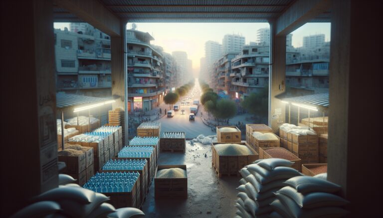 Humanitarian aid efforts in Gaza amidst crisis