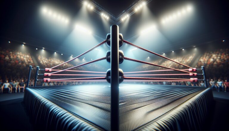 Logan Paul celebrating victory in WWE ring