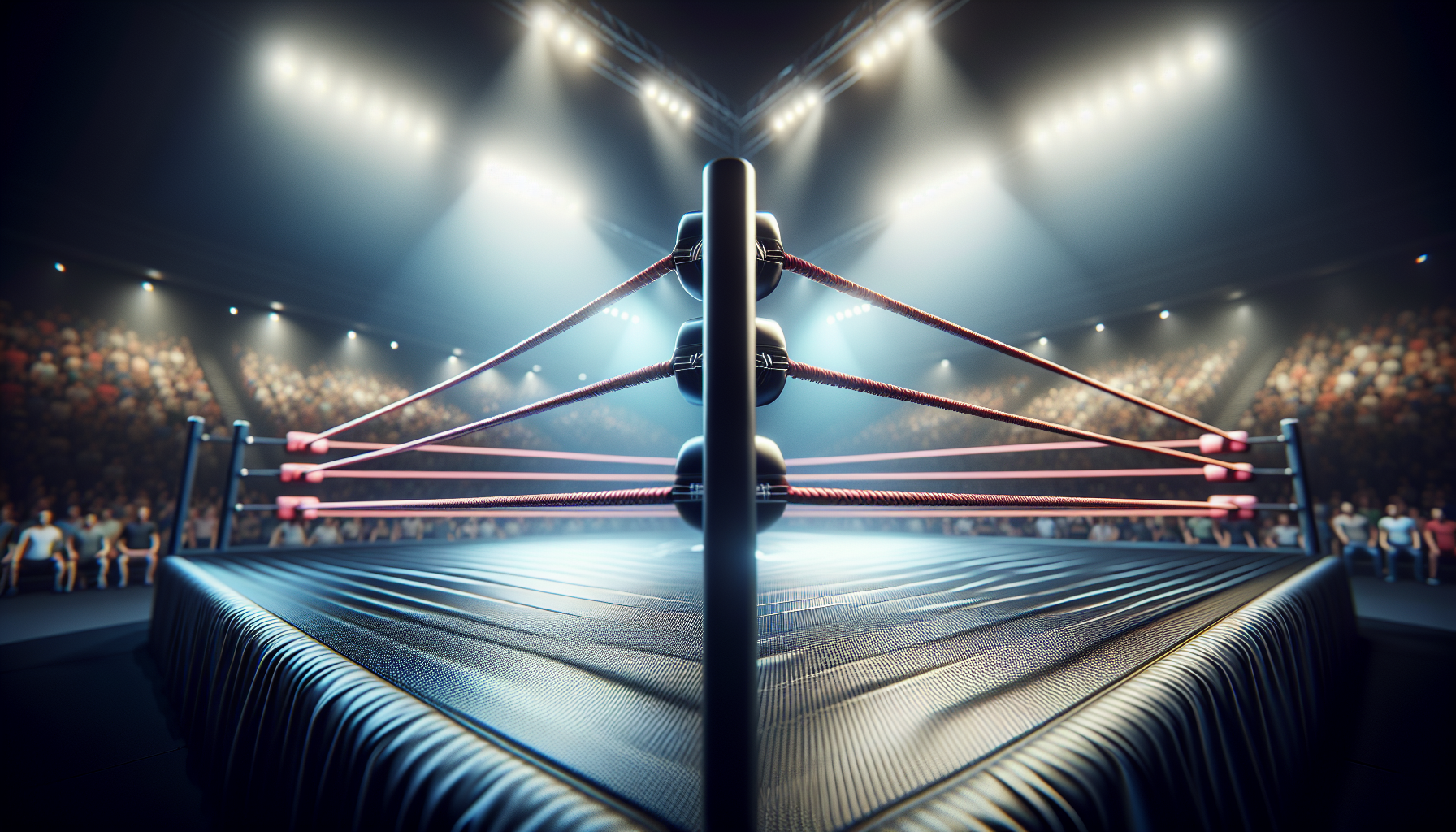 Logan Paul celebrating victory in WWE ring