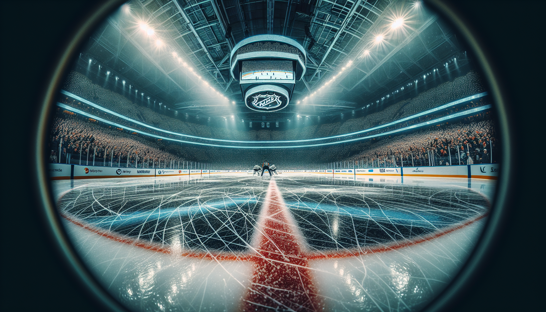 Giocatori in azione durante la finale della Stanley Cup