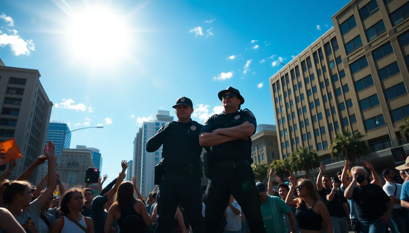 chaos unleashed the shocking arrest of thomas guzman at la protest 1749937238