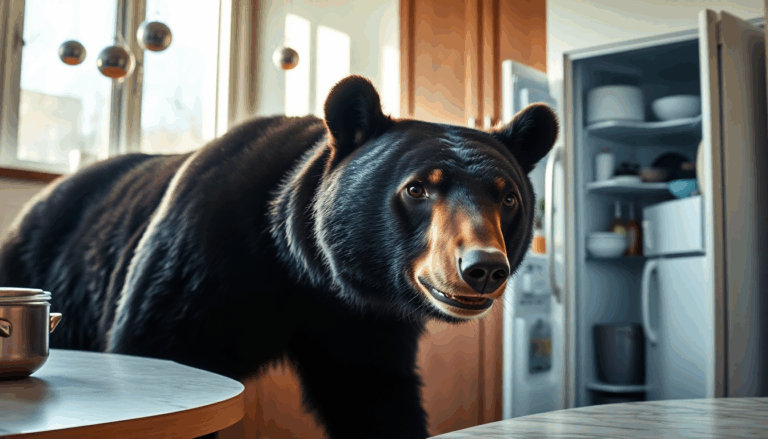 surprising bear encounter highlights wildlife interactions in urban areas 1750381617