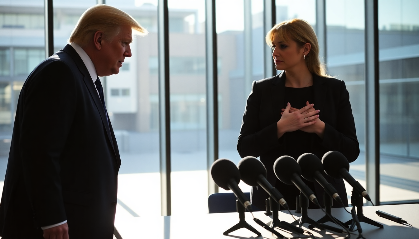 trumps emotional exchange with a ukrainian journalist at nato press conference 1750886993